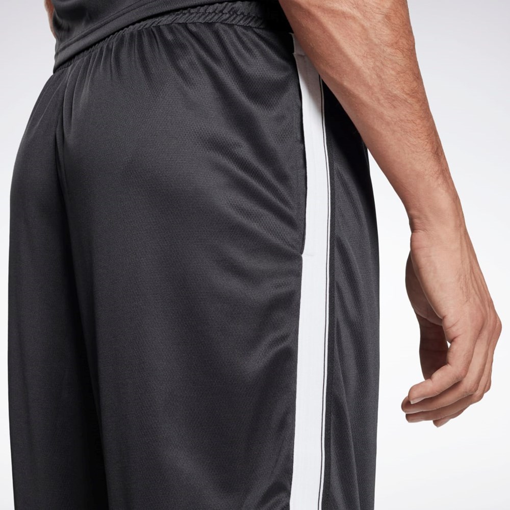 Reebok Workout Ready Mesh Shorts Svarta | RVFXM-3851