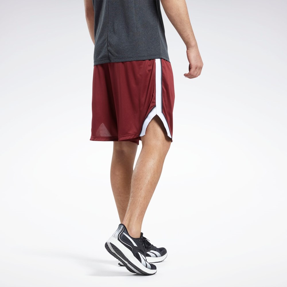 Reebok Workout Ready Mesh Shorts Vinröda | BKCOH-3705