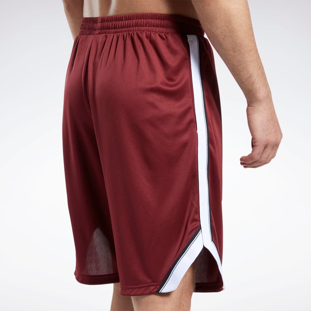 Reebok Workout Ready Mesh Shorts Vinröda | BKCOH-3705