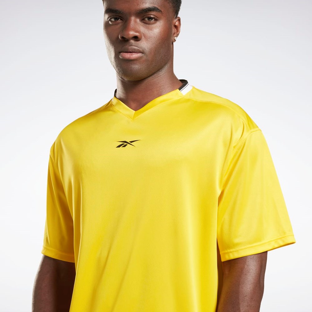 Reebok Workout Ready Mesh T-Shirt Gula | RWDLX-2631