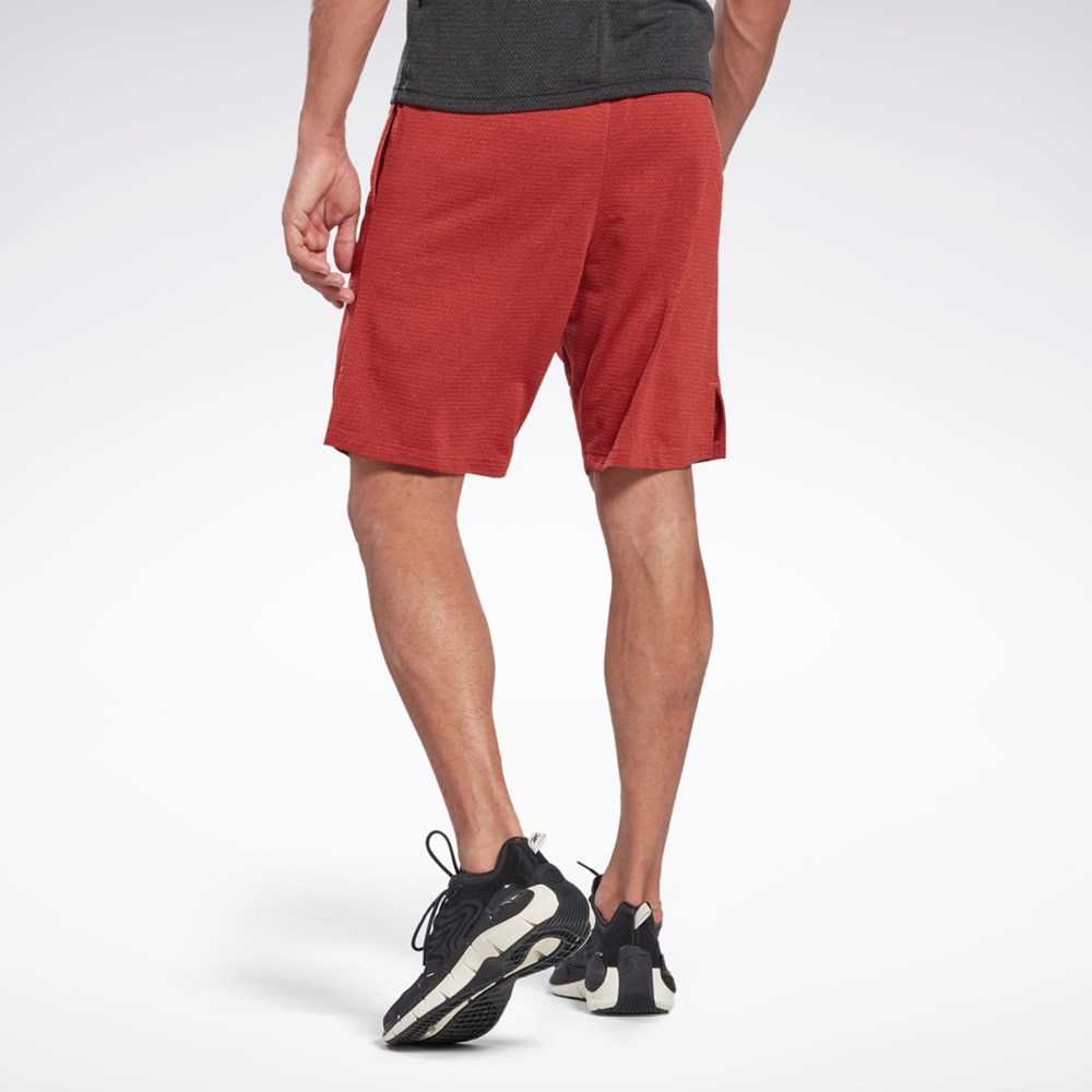 Reebok Workout Ready Mélange Shorts Rhodonite | NQJEY-2836