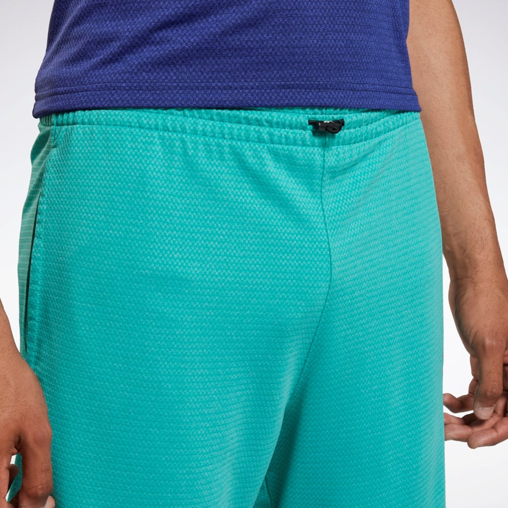 Reebok Workout Ready Mélange Shorts Semi Classic Teal | TOFVB-6974