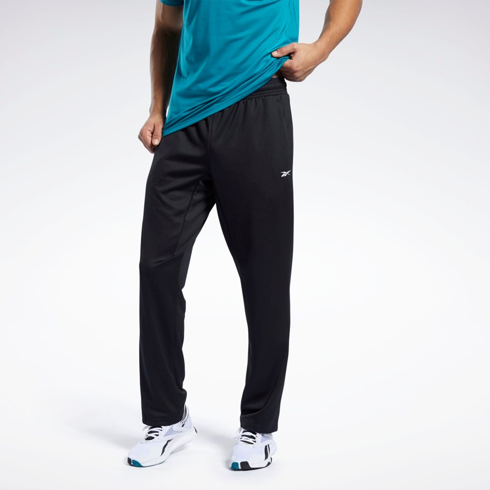 Reebok Workout Ready Pants Svarta | SNTJL-5814