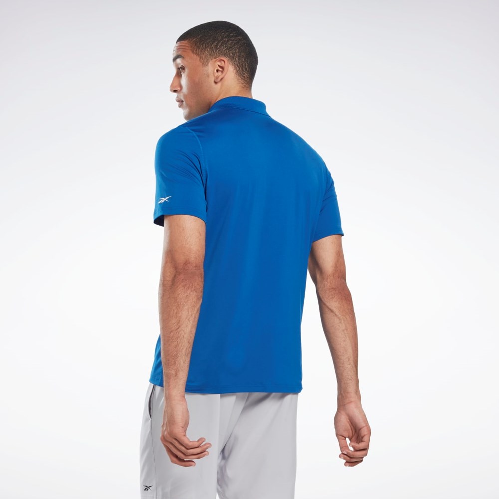 Reebok Workout Ready Polo Shirt Blå | NWADI-6195