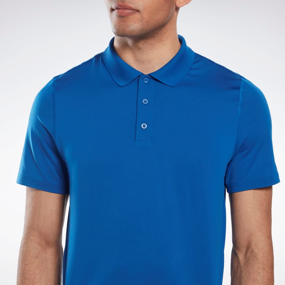 Reebok Workout Ready Polo Shirt Blå | NWADI-6195