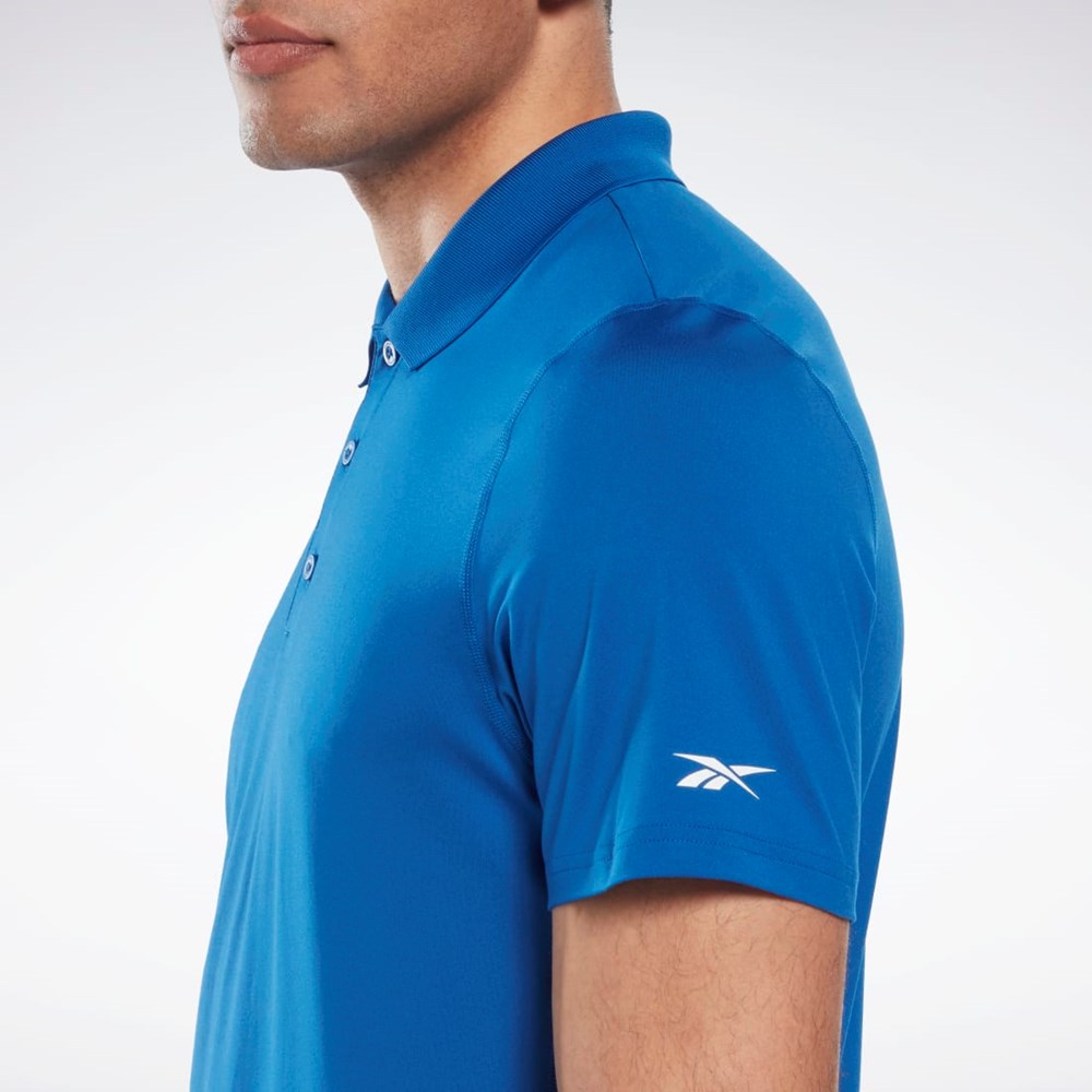 Reebok Workout Ready Polo Shirt Blå | NWADI-6195