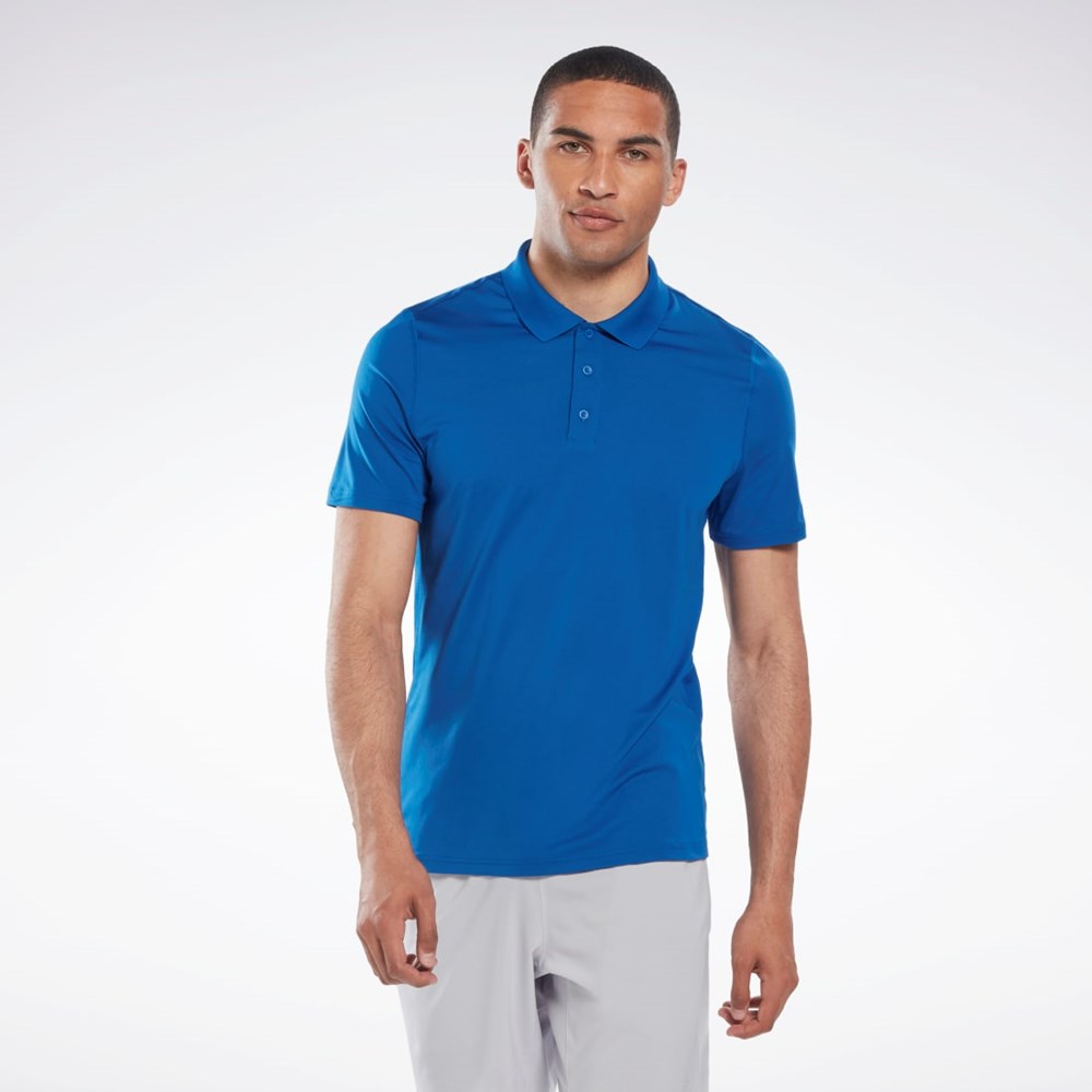 Reebok Workout Ready Polo Shirt Blå | NWADI-6195