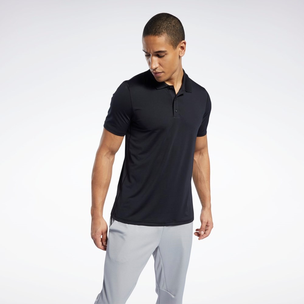 Reebok Workout Ready Polo Shirt Svarta | GXNKF-4352