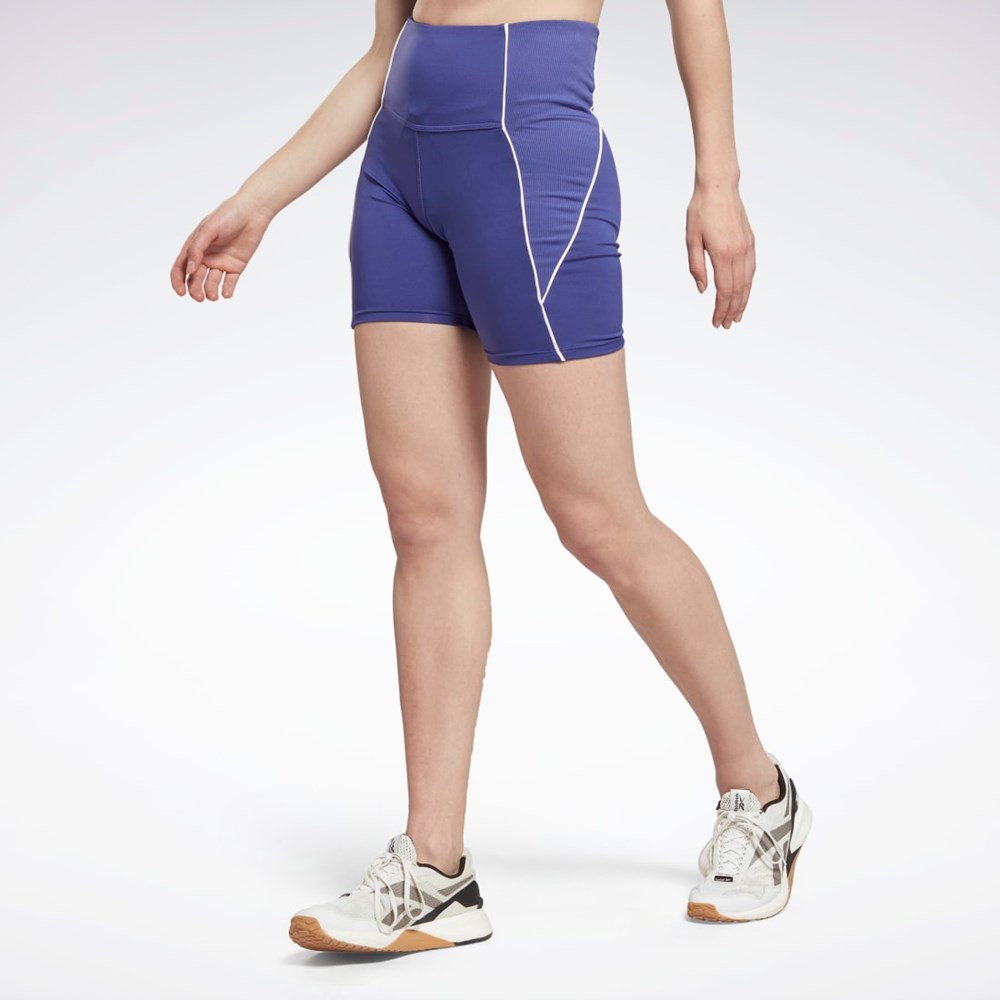 Reebok Workout Ready Poly Shorts Lila | DOTJZ-9156