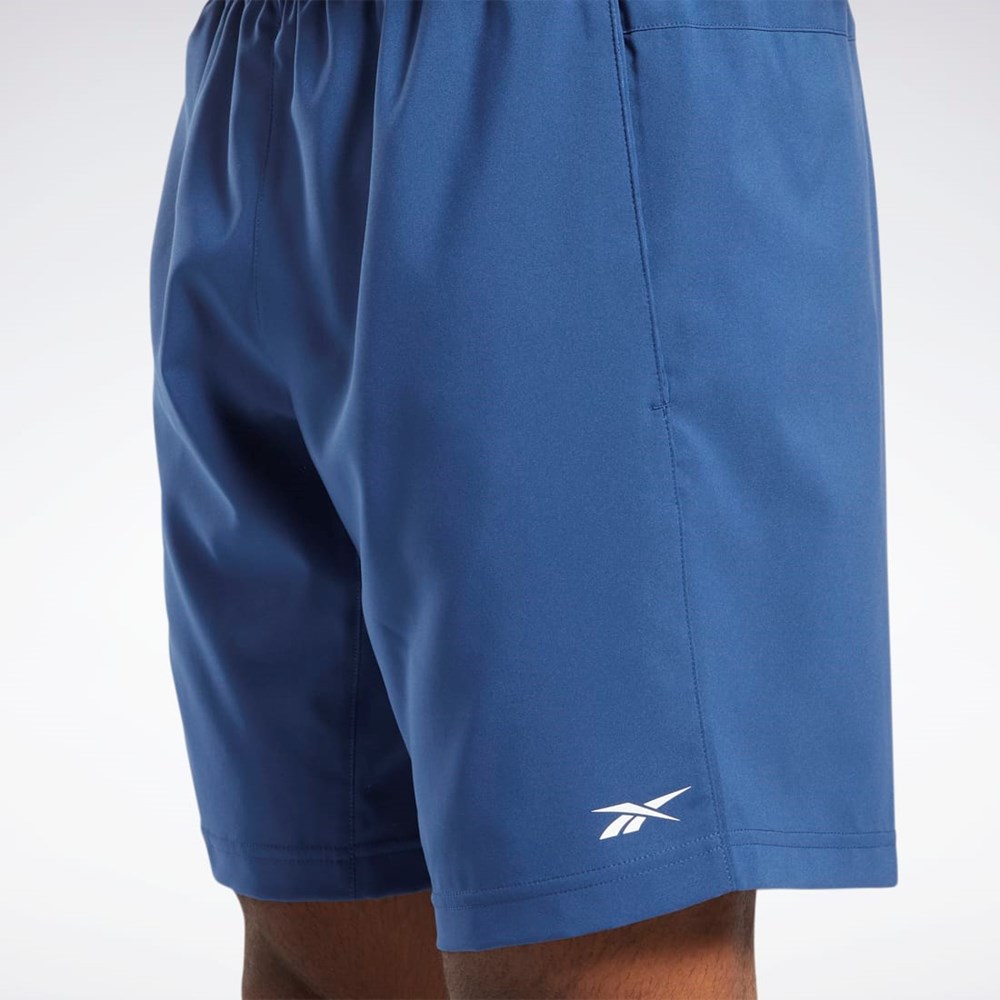 Reebok Workout Ready Shorts Blå | EDUFL-9560