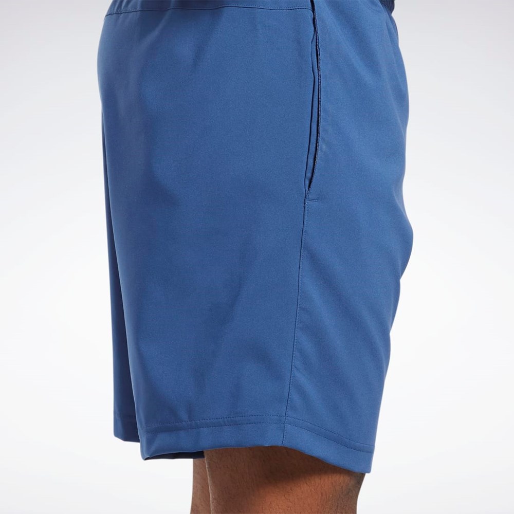 Reebok Workout Ready Shorts Blå | EDUFL-9560