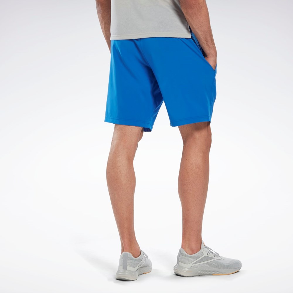 Reebok Workout Ready Shorts Blå | TVJZX-8325