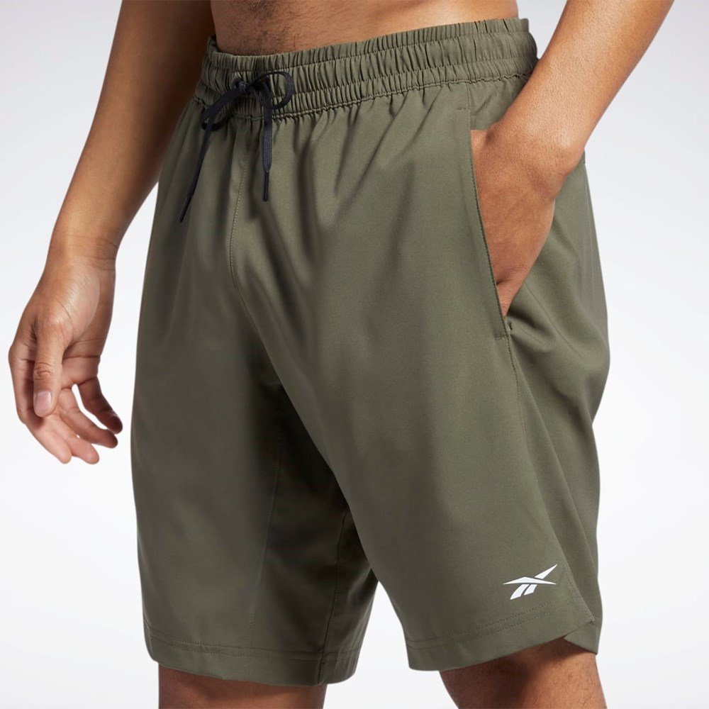 Reebok Workout Ready Shorts Gröna | NRBWF-5362