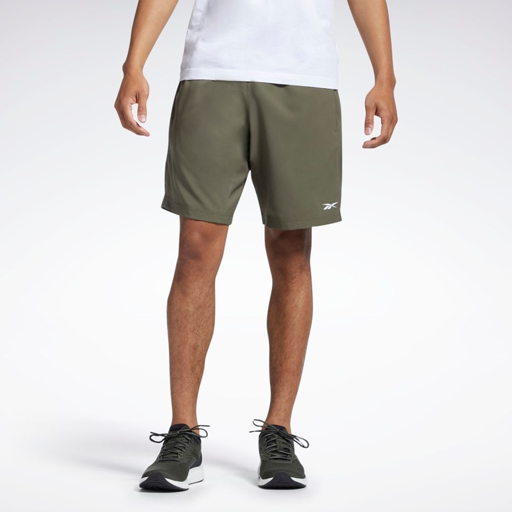 Reebok Workout Ready Shorts Gröna | NRBWF-5362