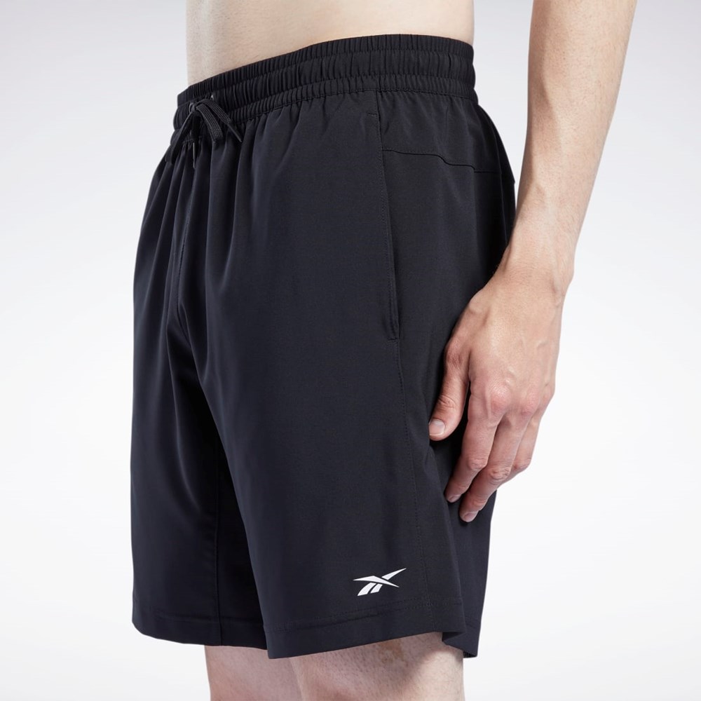 Reebok Workout Ready Shorts Svarta | WXAPZ-2568