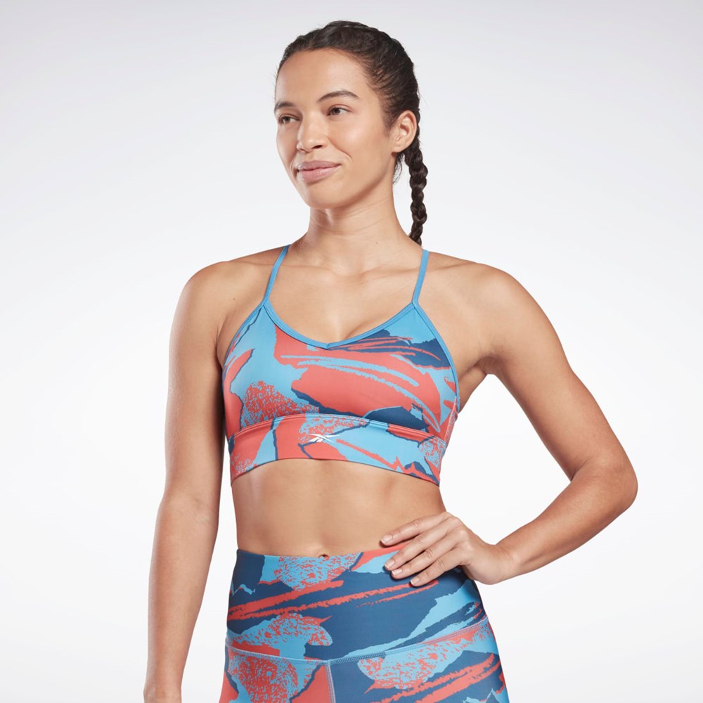 Reebok Workout Ready Sports Bra Blå | BSEDY-4035