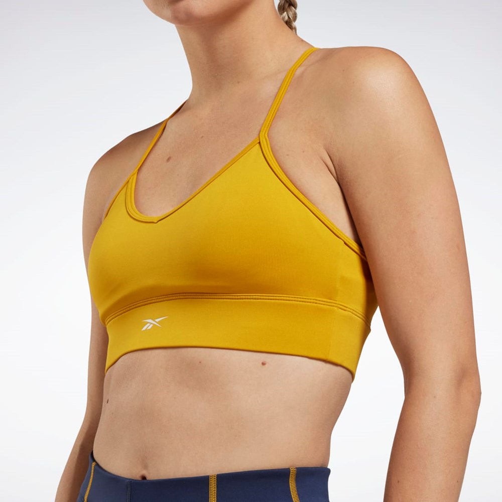 Reebok Workout Ready Sports Bra Bright Ochre | NRSVM-5703