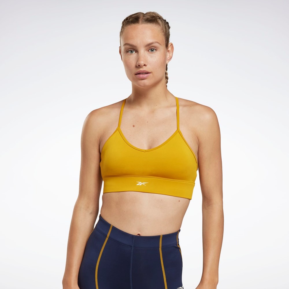 Reebok Workout Ready Sports Bra Bright Ochre | NRSVM-5703