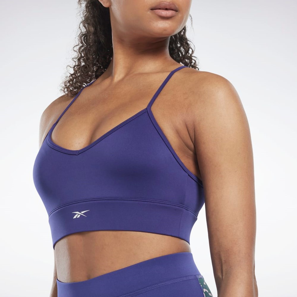 Reebok Workout Ready Sports Bra Lila | VXSDN-0341