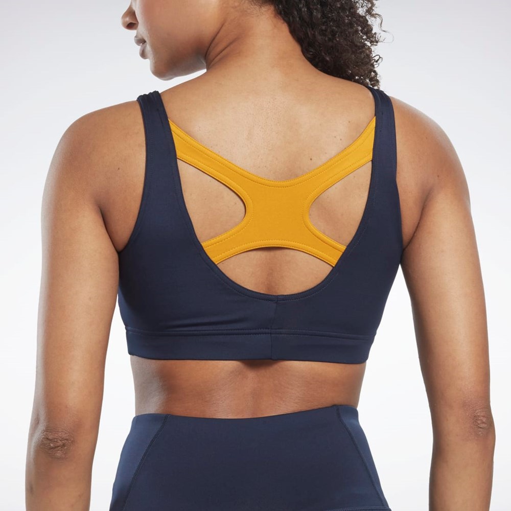 Reebok Workout Ready Sports Bra Marinblå | LIOGB-3210