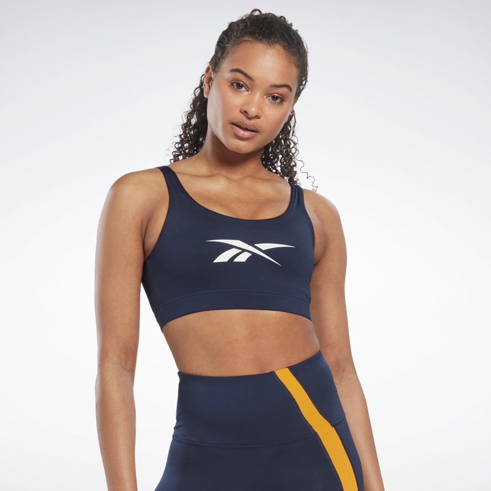 Reebok Workout Ready Sports Bra Marinblå | LIOGB-3210