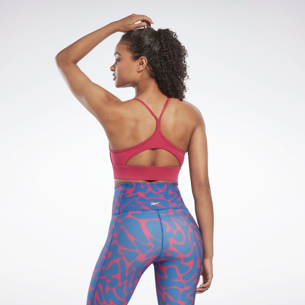 Reebok Workout Ready Sports Bra Rosa | GPJWY-5280