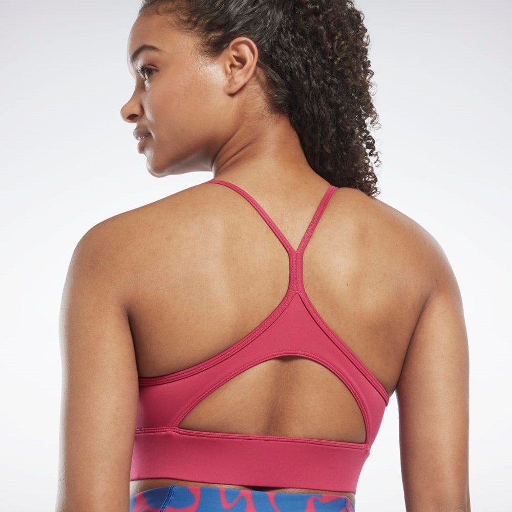 Reebok Workout Ready Sports Bra Rosa | GPJWY-5280