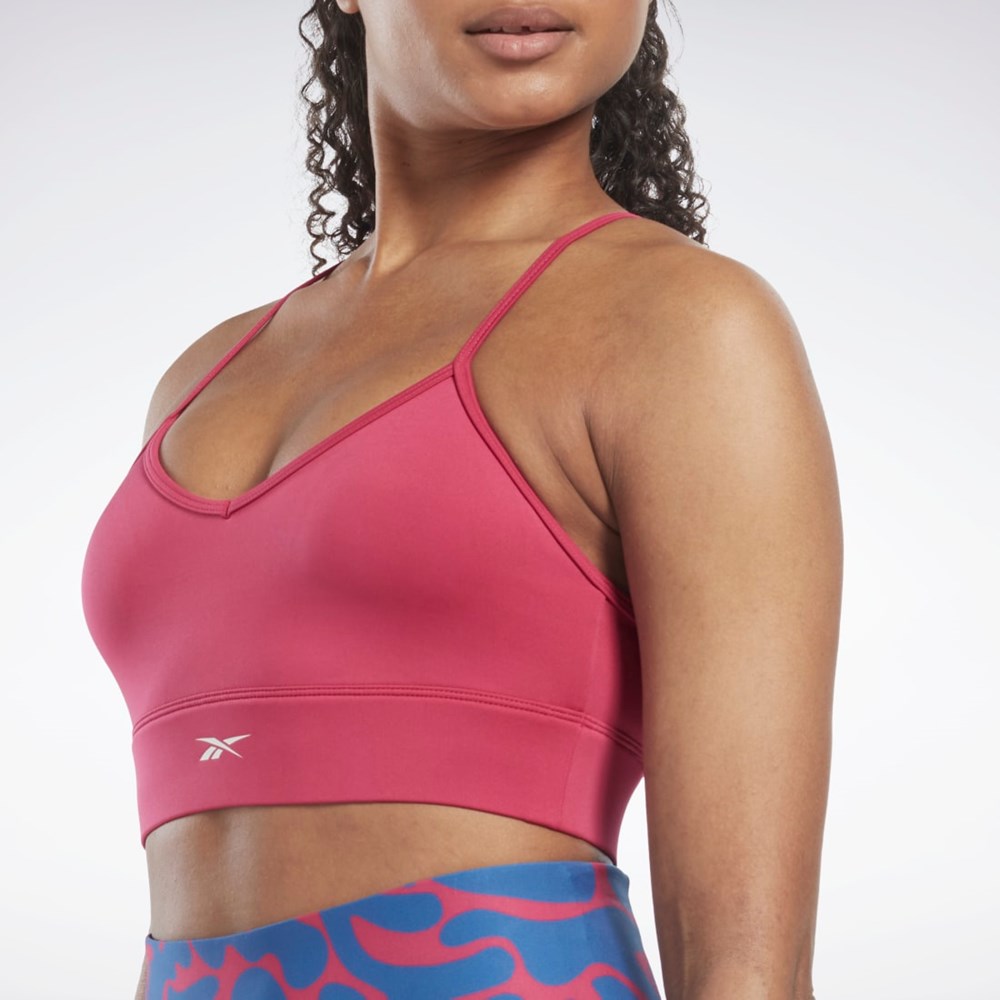 Reebok Workout Ready Sports Bra Rosa | GPJWY-5280