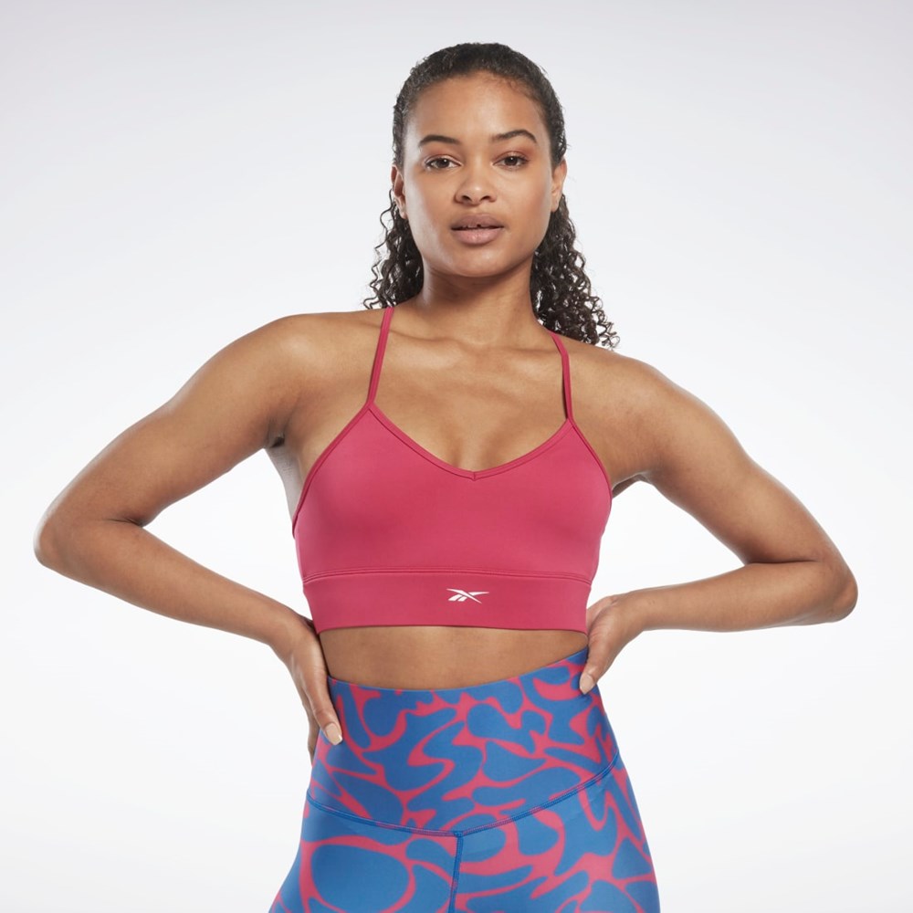 Reebok Workout Ready Sports Bra Rosa | GPJWY-5280