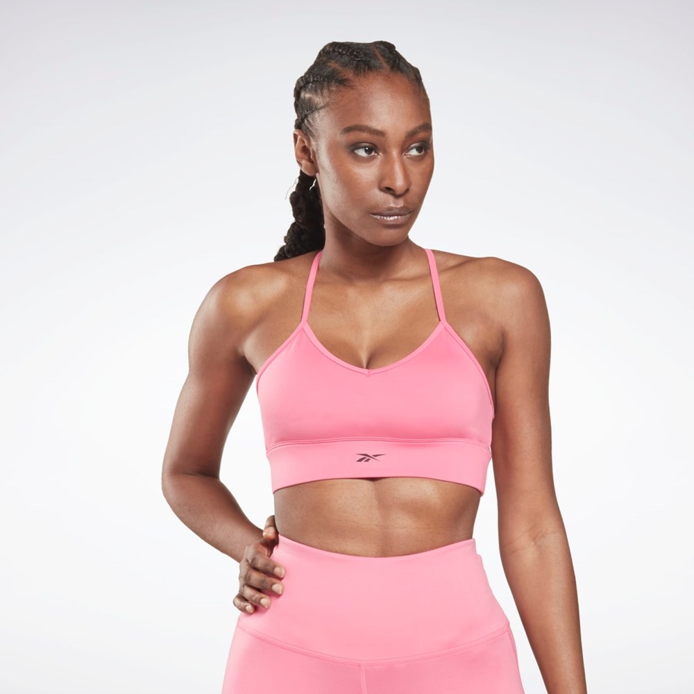 Reebok Workout Ready Sports Bra Rosa | PLTNU-6208