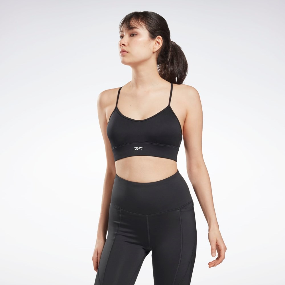 Reebok Workout Ready Sports Bra Svarta | AUELM-7824