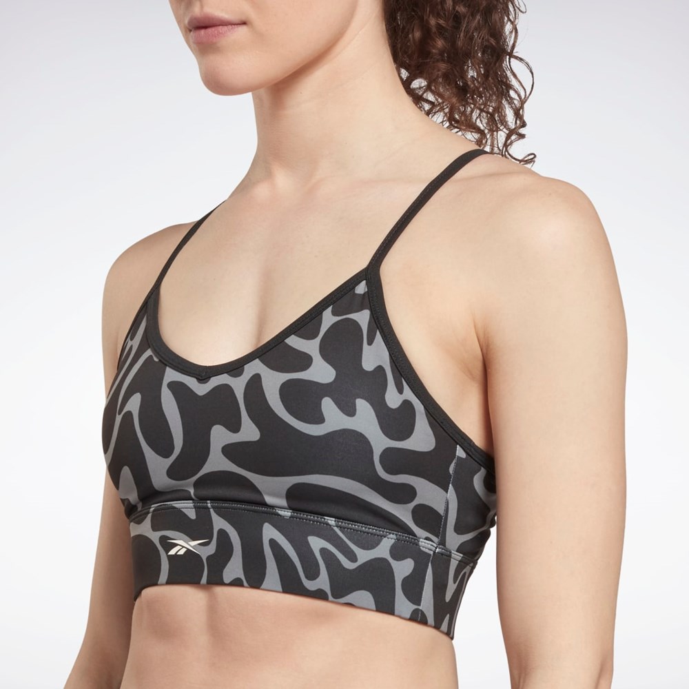 Reebok Workout Ready Sports Bra Svarta | EDVJQ-0152