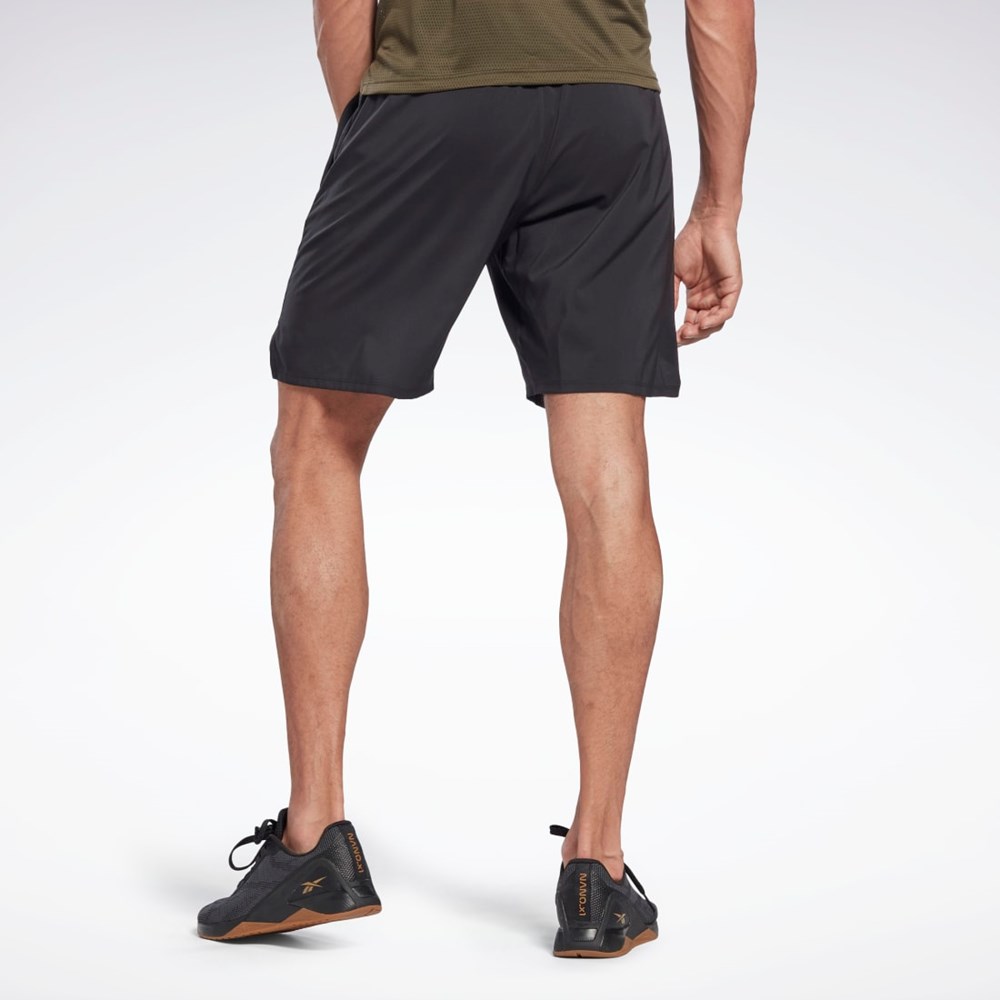 Reebok Workout Ready Strength Shorts Svarta | MXDHF-0945