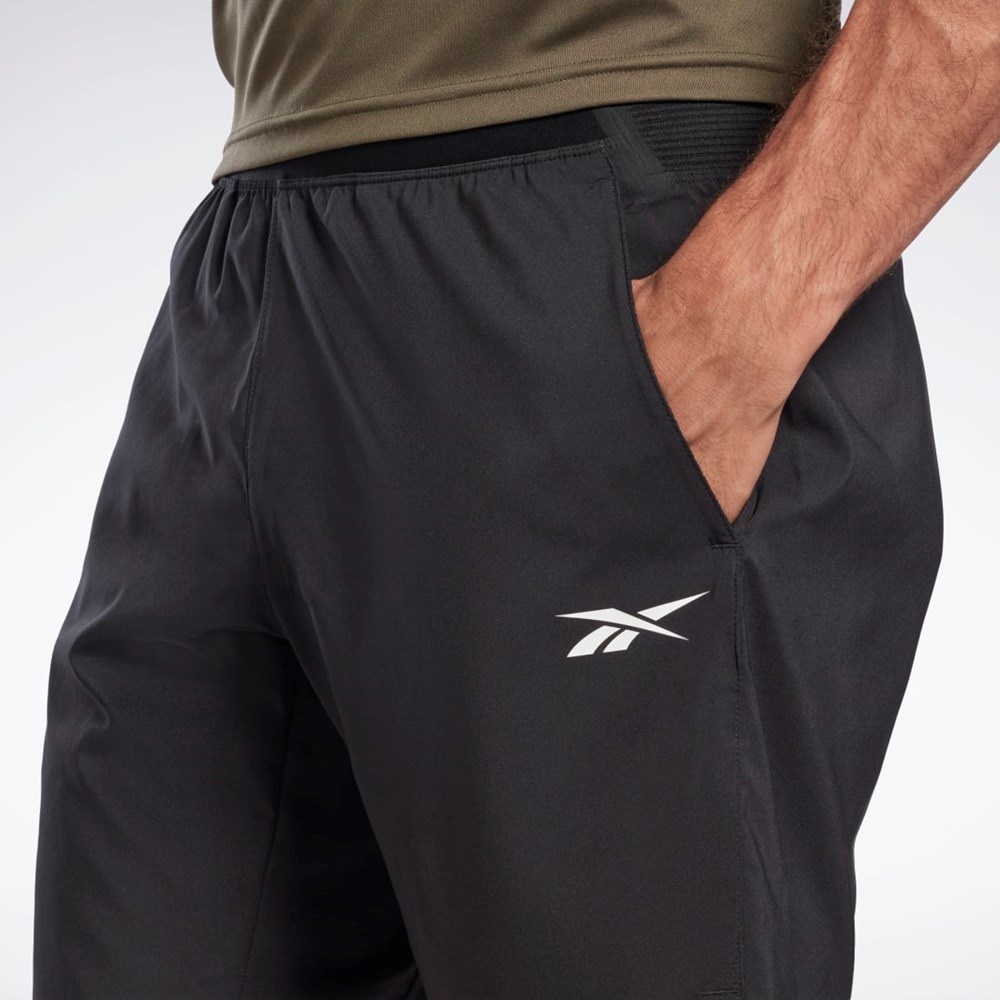 Reebok Workout Ready Strength Shorts Svarta | MXDHF-0945