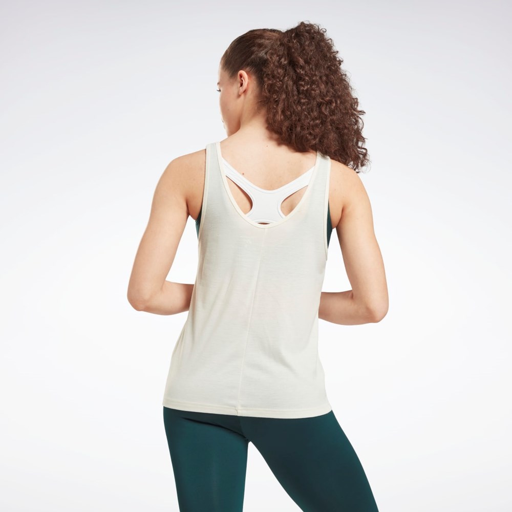 Reebok Workout Ready Supremium Tryck Tank Top Vita | VEARM-2076