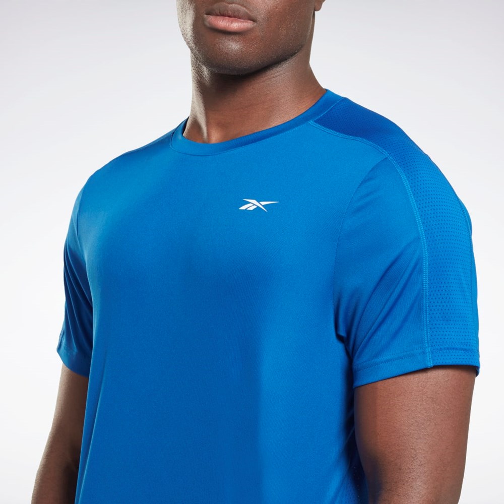 Reebok Workout Ready Tech T-Shirt Blå | FOJUR-6072