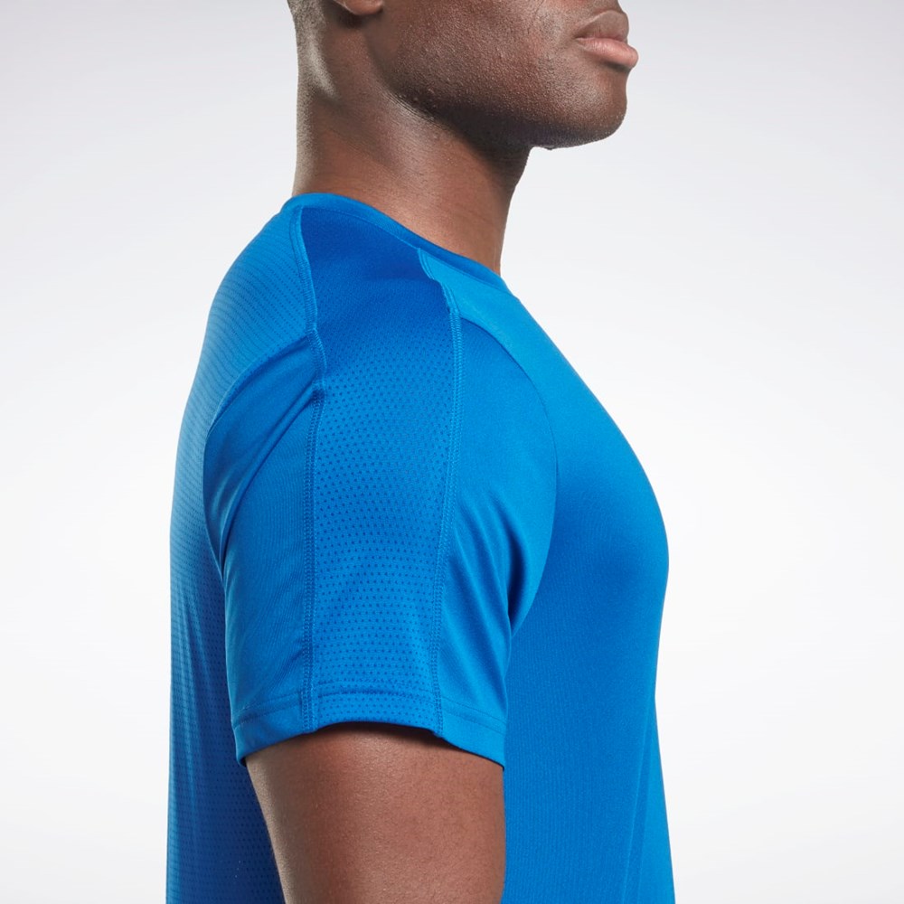 Reebok Workout Ready Tech T-Shirt Blå | FOJUR-6072