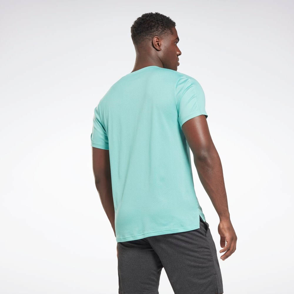 Reebok Workout Ready Tech T-Shirt Semi Classic Teal | NYRIL-1283