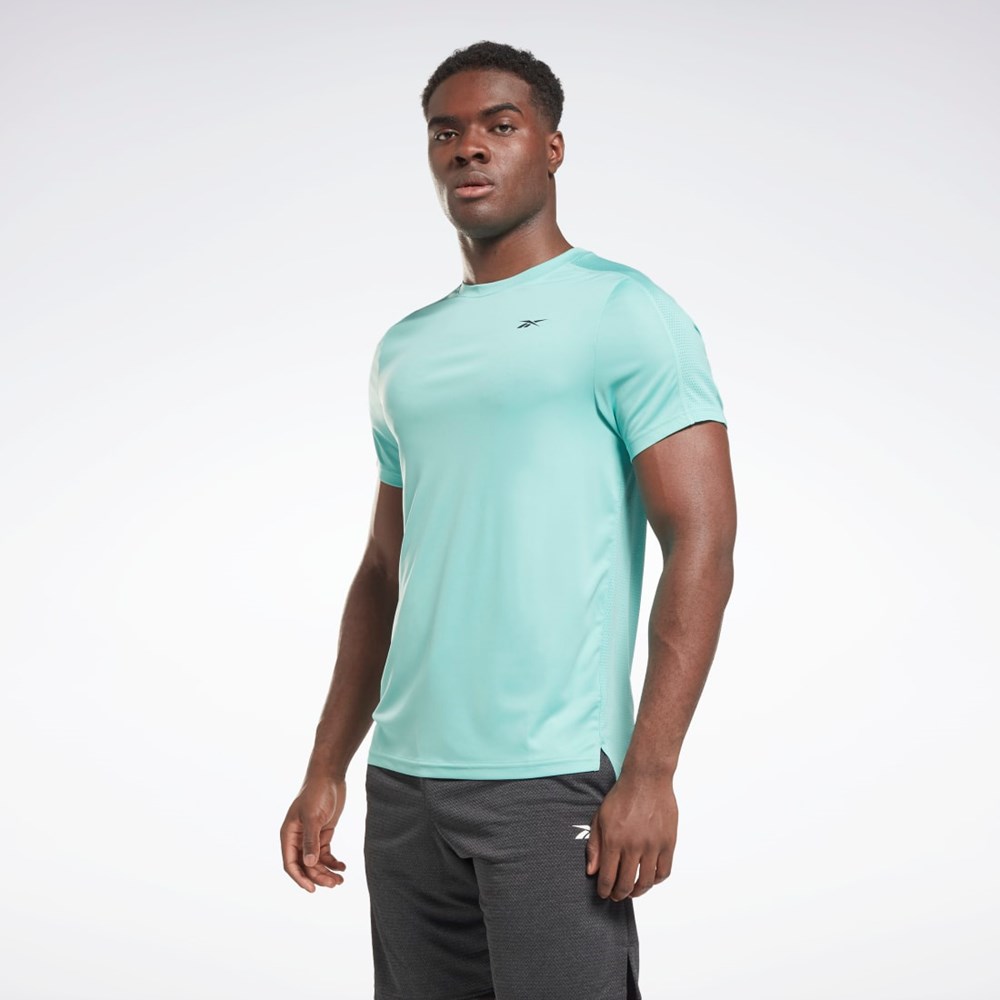 Reebok Workout Ready Tech T-Shirt Semi Classic Teal | NYRIL-1283