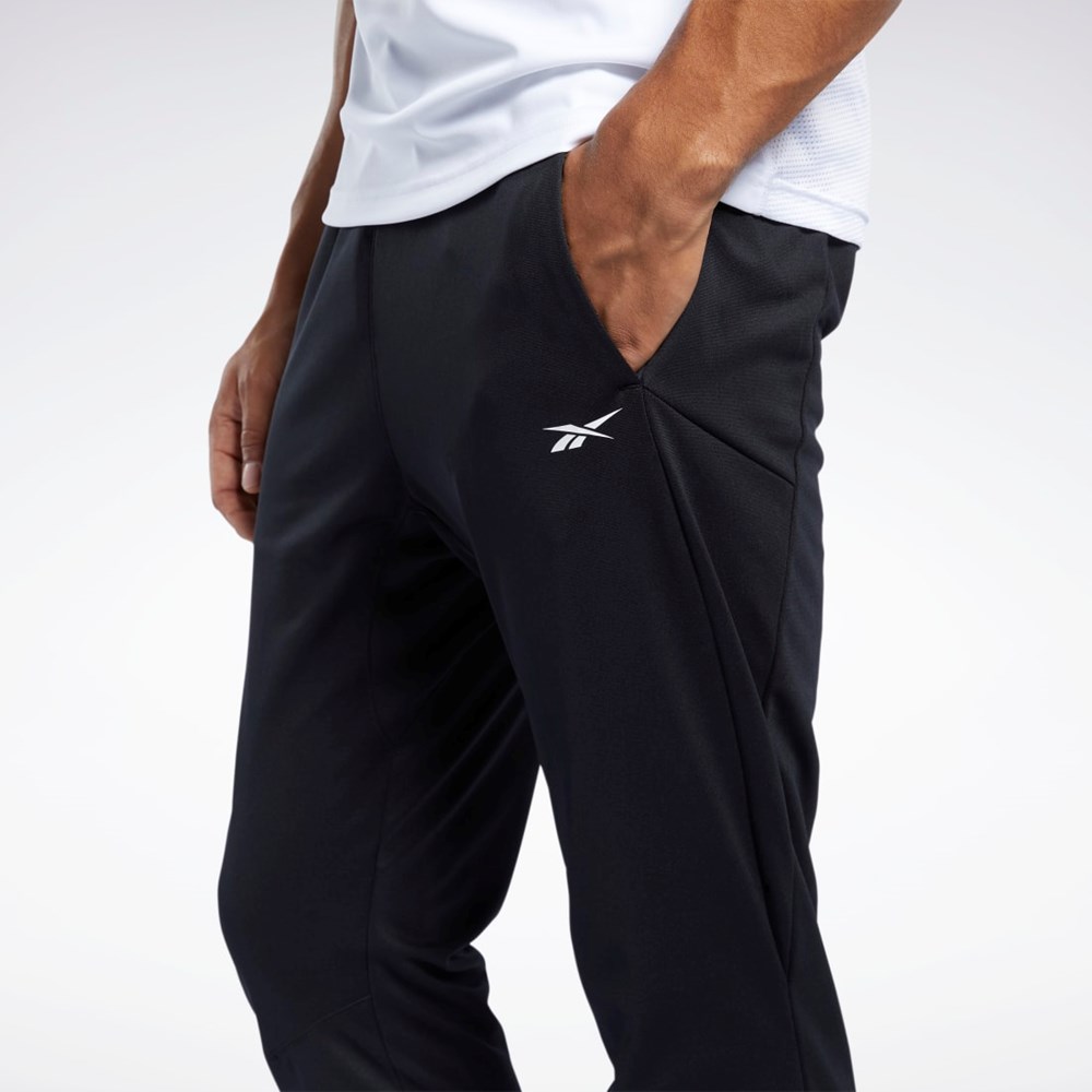 Reebok Workout Ready Track Pant Svarta | PEHGD-0836