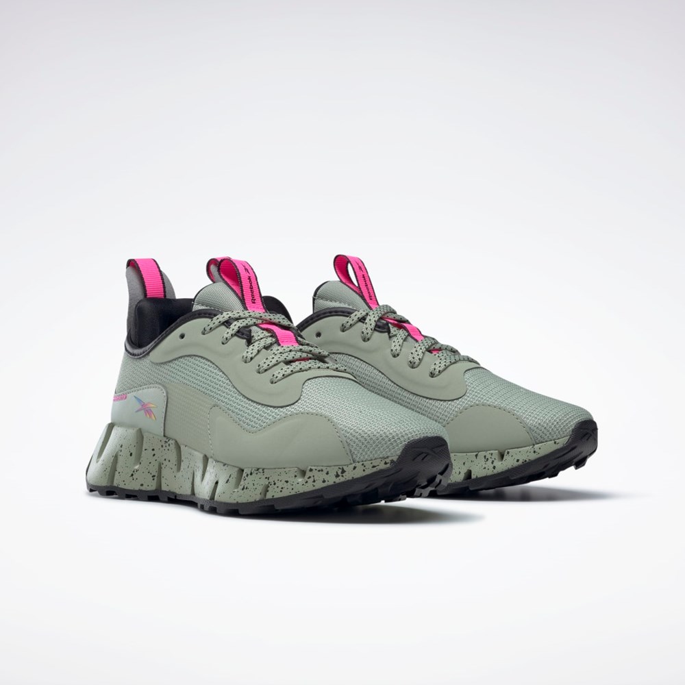 Reebok Zig Dynamica Adventure Shoes Grå Svarta Rosa | FUJHY-2037