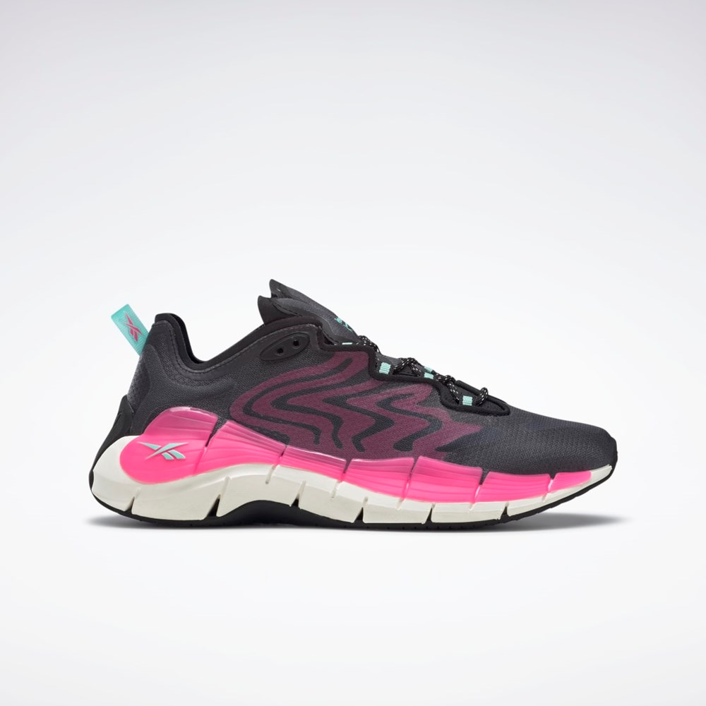 Reebok Zig Kinetica II Shoes Svarta Rosa Mintgröna | GMXPR-2640