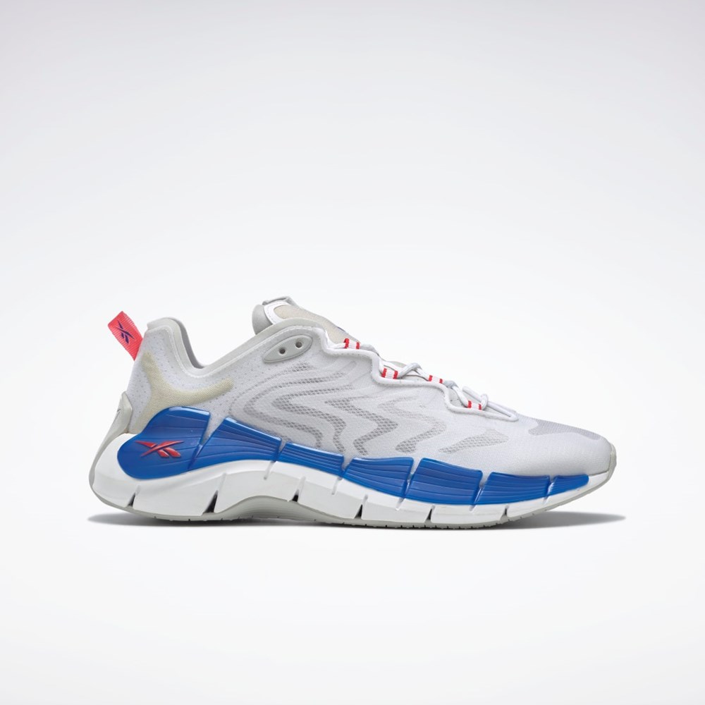 Reebok Zig Kinetica II Shoes Vita Grå | GBMHT-9527