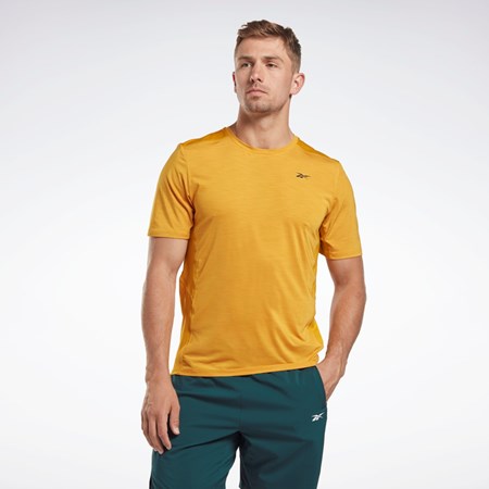 Reebok ACTIVCHILL Athlete T-Shirt Bright Ochre | PFGRX-2647