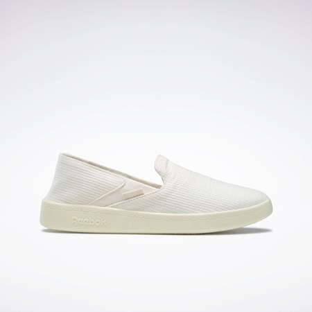 Reebok Bomull & Corn Slip-On Shoes Vita | OFKZM-4573