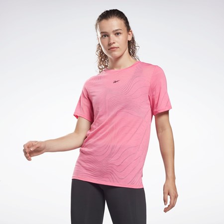 Reebok Burnout T-Shirt Rosa | UZNQG-0432