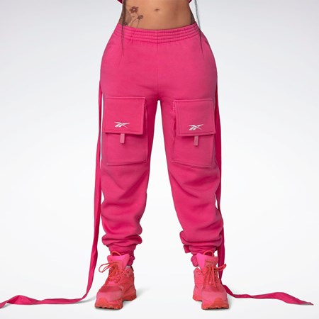 Reebok Cardi B Knit Pants Rosa | PZCSN-5346