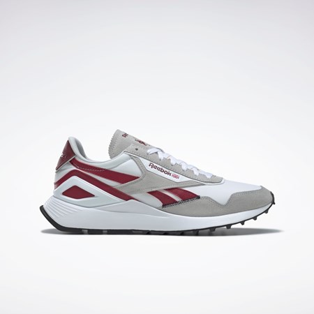 Reebok Classic Leather Legacy AZ Shoes Vita Grå Vinröda | ELFJU-3285