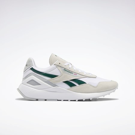 Reebok Classic Leather Legacy AZ Shoes Vita Mörkgröna Grå | UWBXV-7981