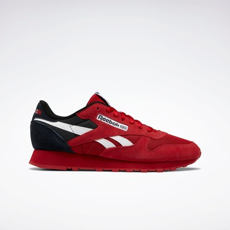 Reebok Classic Leather Make It Yours Shoes Röda Vita Svarta | NODKY-2914